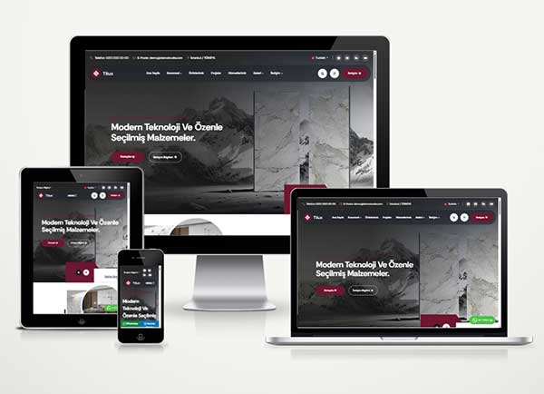 Mutfak ve Mermer Firması Web Paketi