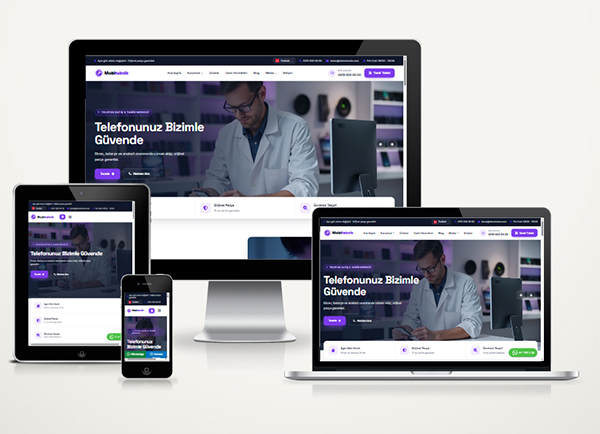 Telefon Satış - Tamir Sektörü Web Paketi