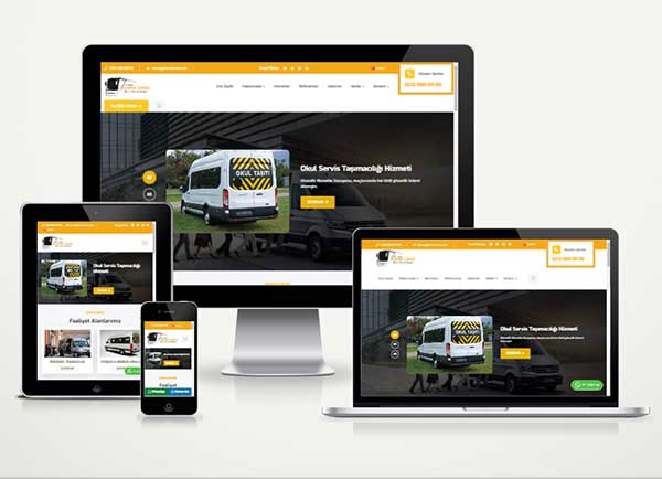 Servis Taşımacılığı Firma Web Sitesi